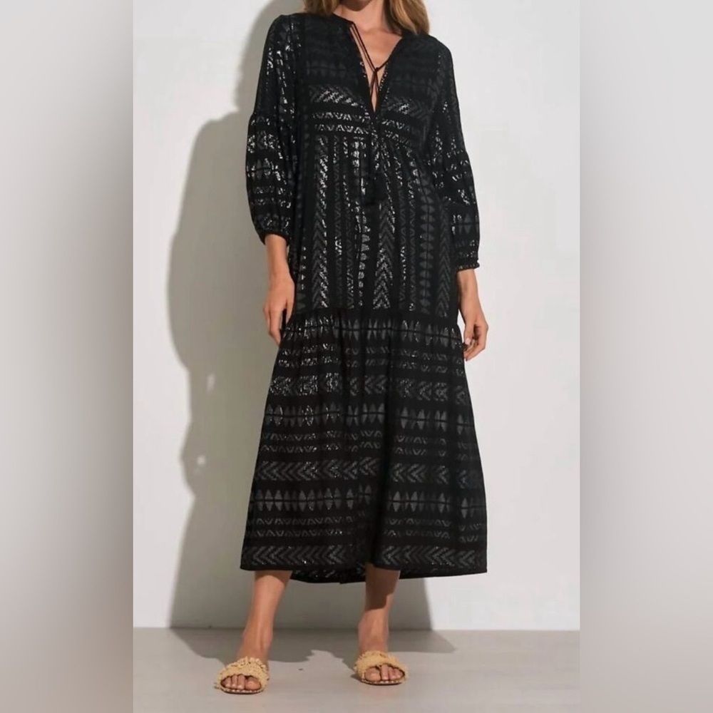 NWT Elan Black Maxi Dress Sz XS
